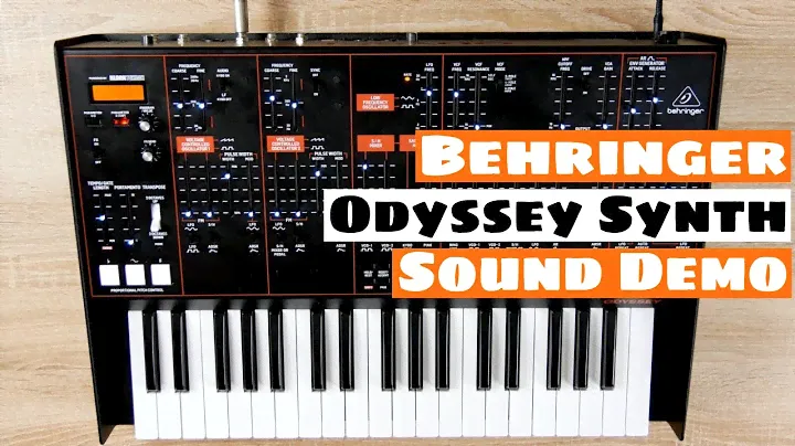 Behringer ODYSSEY Analog Synthesizer (Beta) Sound Demo | SYNTH ANATOMY