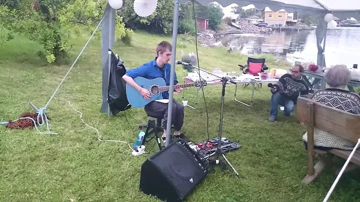 Short Intimate Garden Party Acoustic Concert After Baptism(dåp)