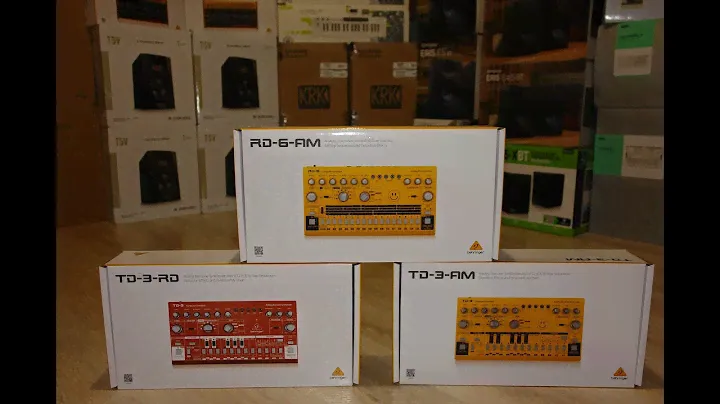 Синтезаторы от Behringer ; TD 3 и RD 6 SR