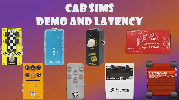 Cab Sim Pedals/Devices - Demo & Latency Comparison