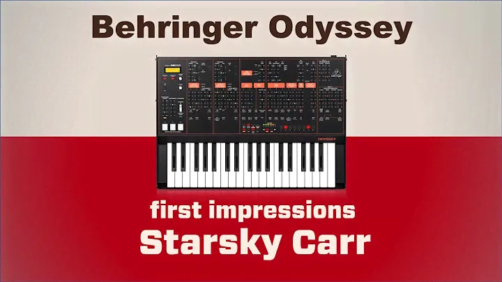 Behringer Odyssey: Unboxing and first impressions