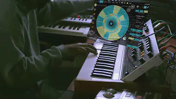 Behringer Poly D with Patterning 2 as a Midi Sequencer