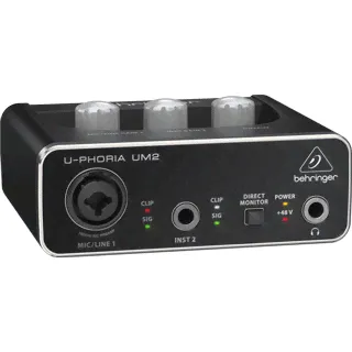 Компактный настольный звуковой интерфейс Behringer «U-Phoria UM2»-0