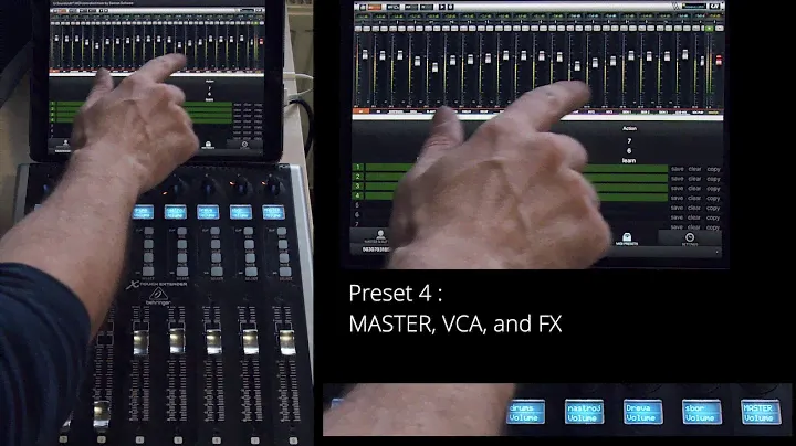 Ui Soundcraft MIDI mixer app. v 2.0 - with Behringer X-touch EXTENDER in Mackie mode