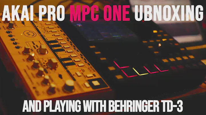 MPC One Unboxing & Test Run with Behringer TD-3 (WEIRD)
