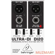 Behringer DI20 Активный DI-box