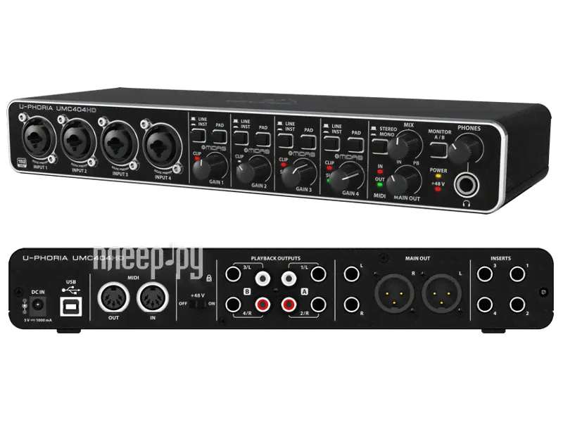 Аудиоинтерфейс Behringer U-PHORIA UMC404HD-0