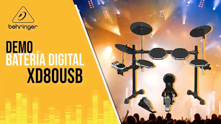 Conoce como suena la batería digital XD80USB de Behringer