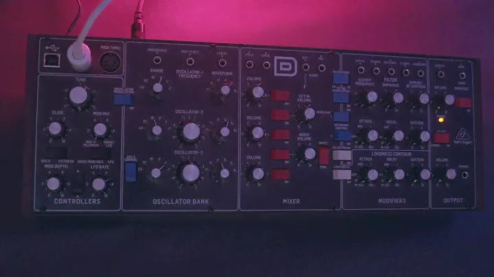 Behringer Model D - Sound Demo 2021 (No Talking)