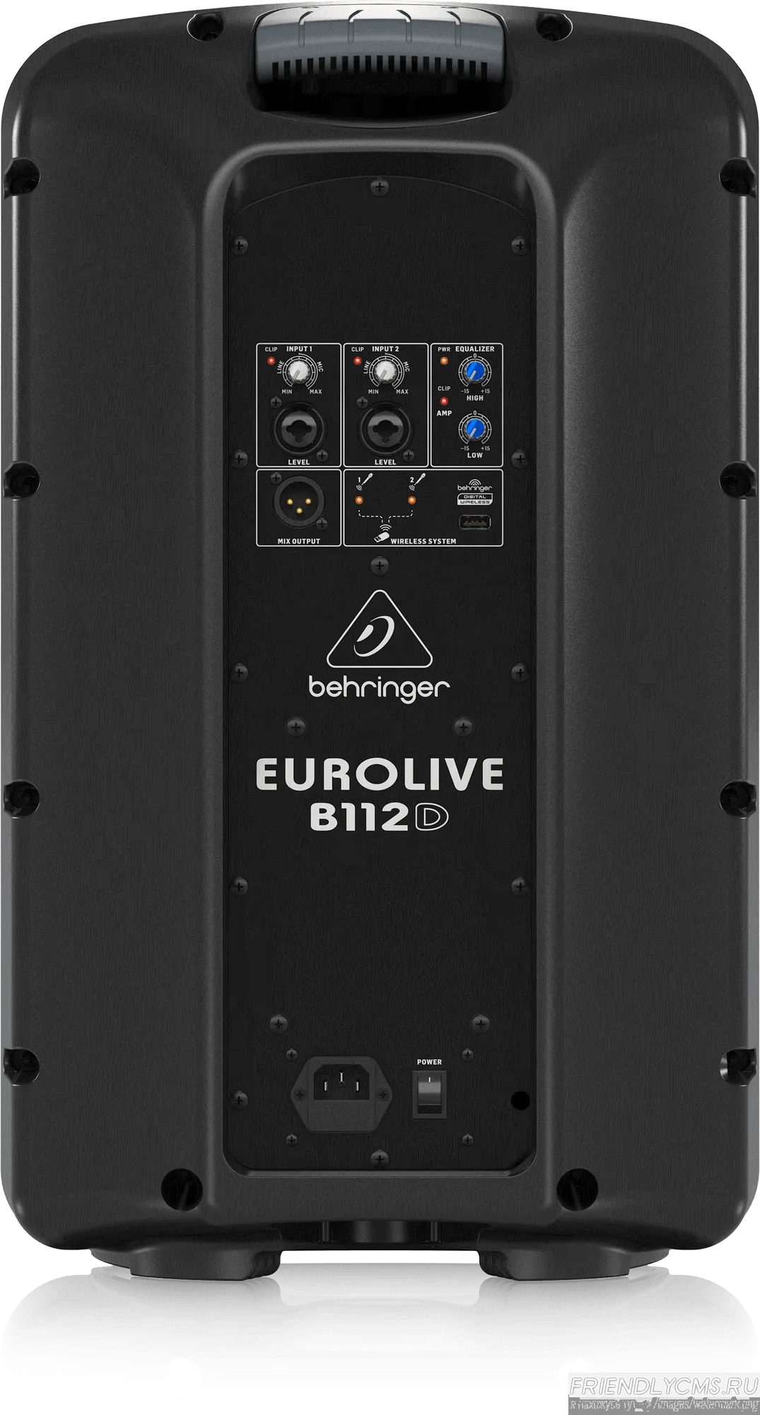 BEHRINGER B112D - активная двухполосная акустическая система,12 1.35, 1000Вт, би-амп, усилитель-1