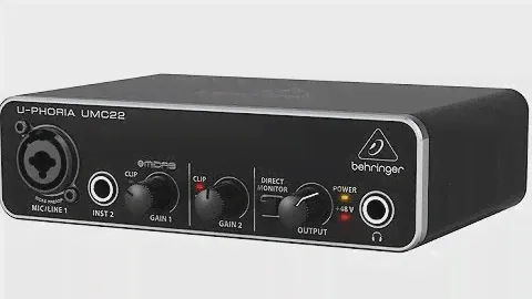 🎵 Behringer U-phoria UMC22 с USB и предусилителем Midas / АКУСТИКА 🔊