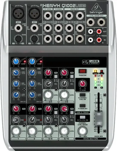 Микшерный пульт BEHRINGER XENYX Q1002USB-0