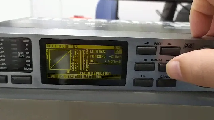 Behringer dcx2496 limiter
