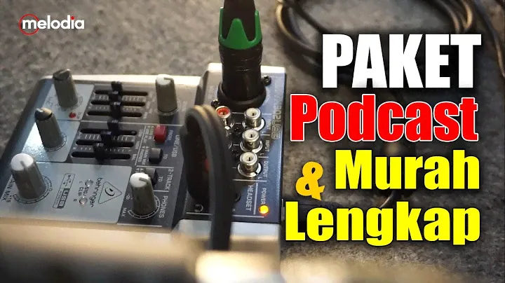 PODCAST MURAH MERIAH!!! | #MELODIADAILY Eps.4 | BEHRINGER Podcastudio 2 & Podcastudio Plus