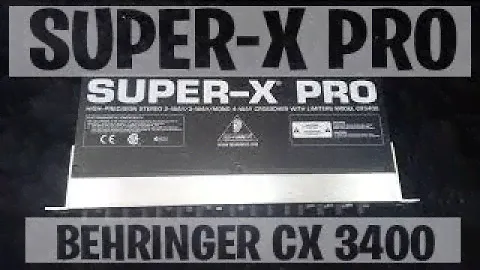 Crossover behringer CX3400 - 3 Way Stereo