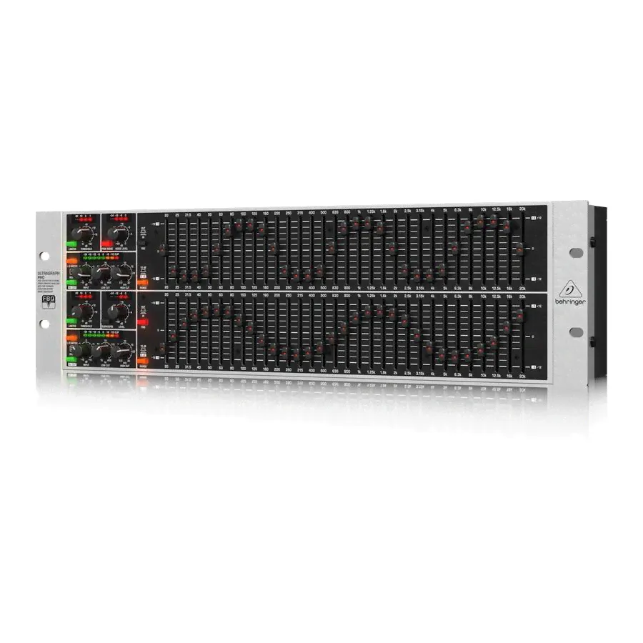 BEHRINGER FBQ6200HD - графич. эквалайзер 31-полос. 2-кан., с FBQ системой обнаружения обратной связи-1