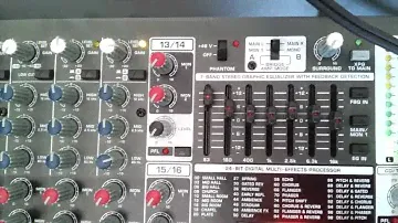 Quick view of the new Behringer PMP4000
