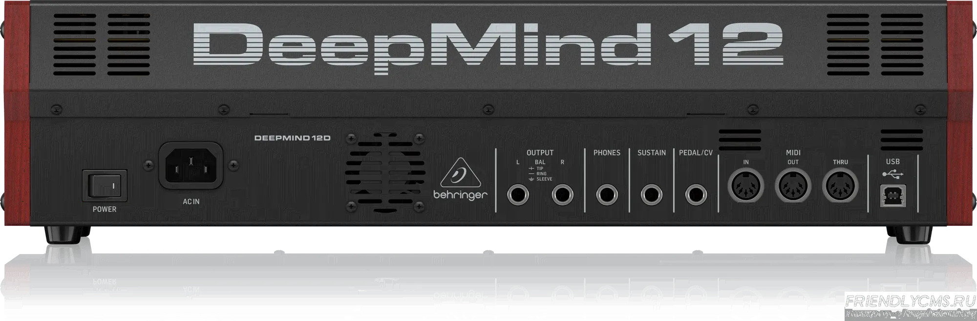 BEHRINGER DEEPMIND 12D - настольный аналоговый синтезатор, 12 гол. полифония, Wi-Fi