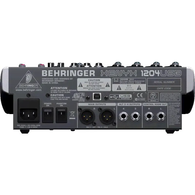 Behringer 1204USB микшерный пульт-1