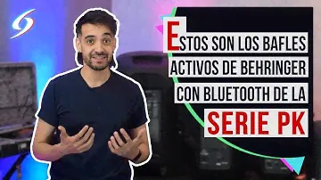 Caracterisiticas físicas de los altavoces PK activos de Behringer