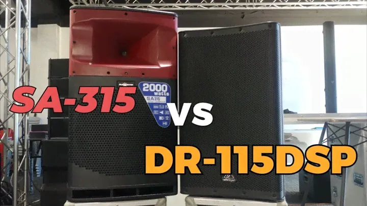 Сравнение производительности звука Behringer DR115DSP и Audiocenter SA315