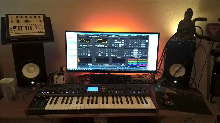 Behringer DeepMind 12 without effects - Sound Demo - Analogue Synthesizer