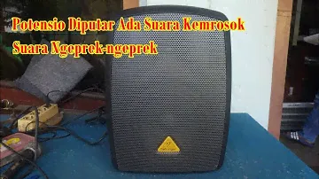 Memperbaiki Speaker Aktif Behringer Europort MPA40BT Rusak Kemrosok, Ngeprek ngeprek