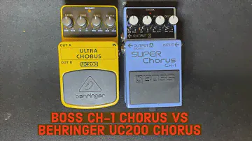 Boss CH-1 Super Chorus Pedal VS Behringer UC200 Ultra Chorus Pedal