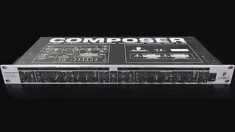 BEHRINGER COMPOSER AUDIO INTERACTIVE DYNAMICS PROCESSOR MODEL MDX 2100