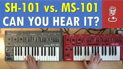 Roland SH-101 vs Behringer MS-101/MS-1: Can you hear the difference?