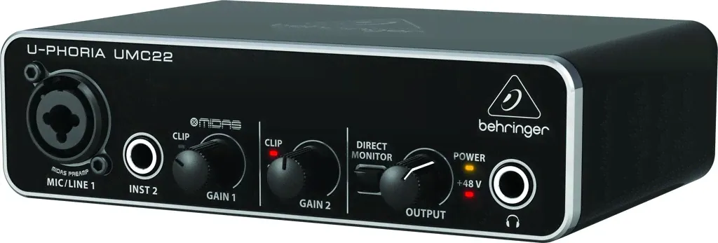 Аудиоинтерфейс Behringer U-PHORIA UMC22