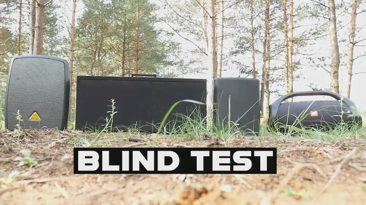 BLIND TEST JBL + Next + Behringer + Techscrew Speaker