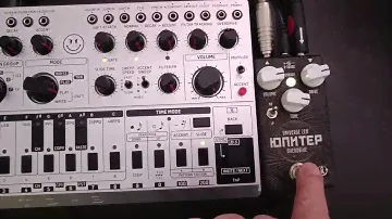 Behringer TD-3-MO with overdive pedal (no talking)