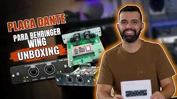 Placa Dante para Behringer wing | Unboxing