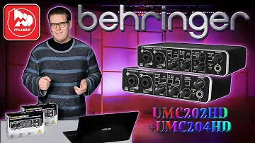 BEHRINGER UMC202HD+UMC204HD - доступные звуковые карты