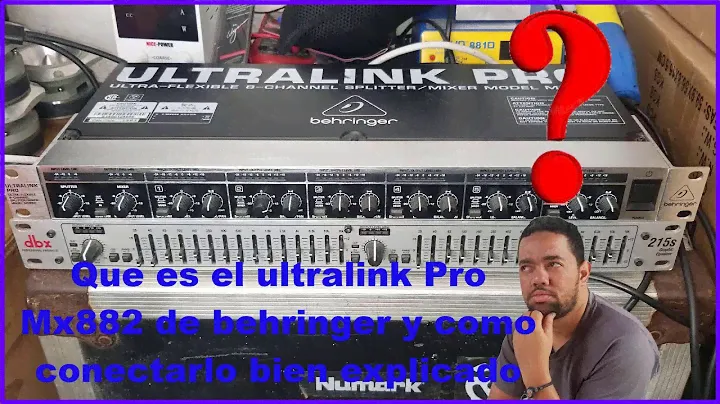 🤔Que es el ultralink Pro Mx882 de behringer y como conectarlo bien explicado✅