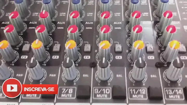 Como usar efeito na mesa BEHRINGER 1832