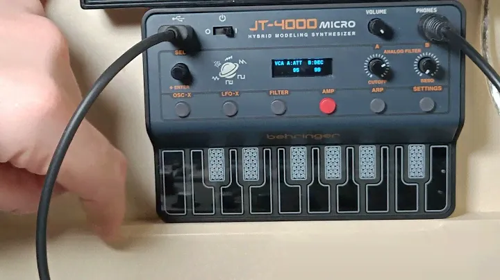 Behringer JT-4000 update version 1.1.5 - what's new?