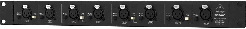MS8000 BEHRINGER рэковый 8-канальный микрофонный сплиттер-0