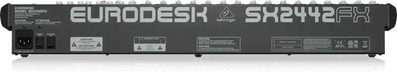 BEHRINGER SX2442FX - микшер,16 моно,2 основ. и 2 доп.стерео-входа,4 AUX,4 подгруппы-0