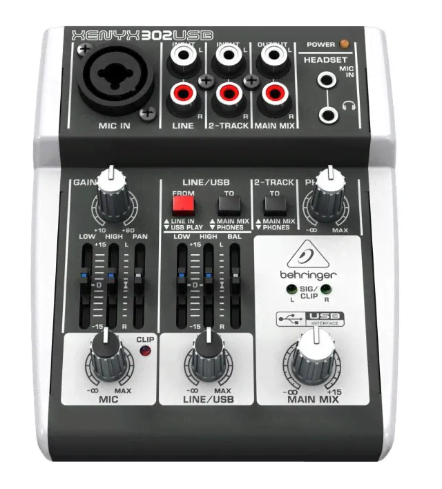 Behringer xenyx 302 usb