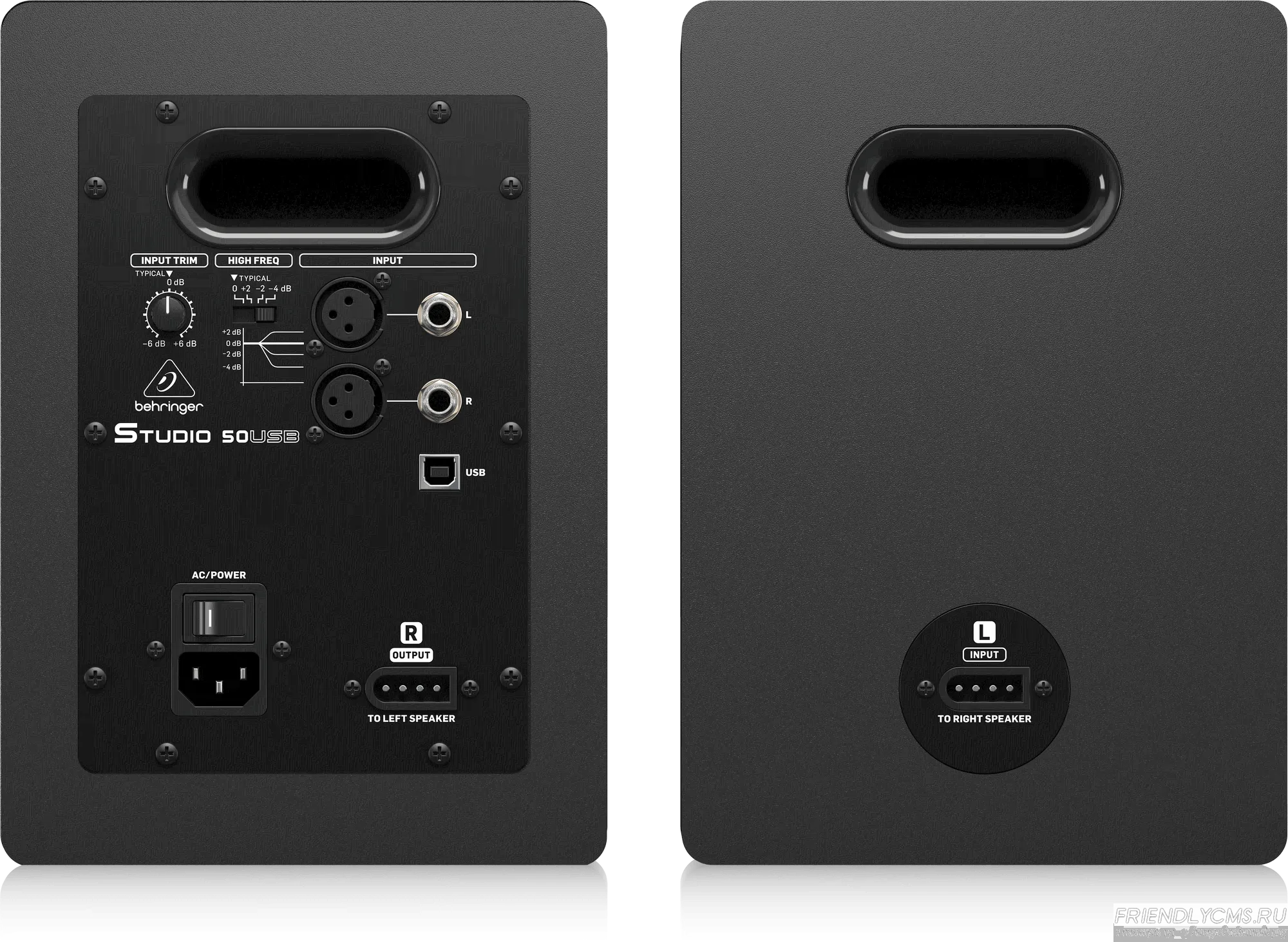 BEHRINGER STUDIO 50USB - мониторная система (пара 5 мониторов), 100 Вт, USB вход, 2-полосная