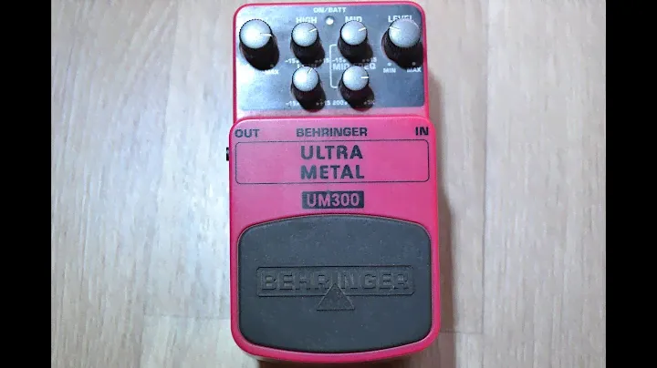 Гитарная примочка BEHRINGER ULTRA METAL U300 Через раз включается