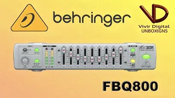 Ecualizador Behringer FBQ800 - Vivir Digital