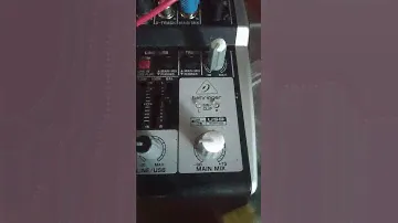 Микшерный пульт Behringer 302USB (Читайте описание под видео)