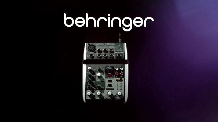 Behringer XENYX Q502USB USB Mixer | Gear4music demo