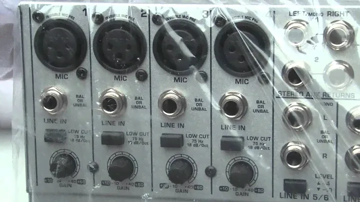 [Review]Behringer Ub1204Pro Eurorack Ultra-Low Noise Design 12-Input 2/2-Bus Mic