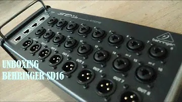 01 - UNBOXING BEHRINGER SD16 (FRANCAIS)