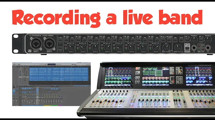Запись живого выступления с помощью Behringer UMC1820