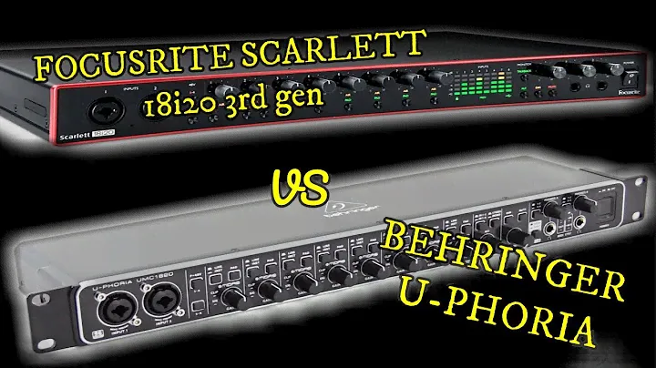 Сравнение Focusrite и Behringer — БОНУСНЫЙ видеоролик в конце #focusrite #behringer #сравнение